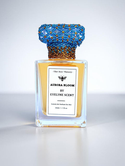 Evelyne Scent Aurora Bloom 30ml Ethanol-free, alcohol-free, extrait de parfum non-greasy sprayable oil perfume with beaded cap